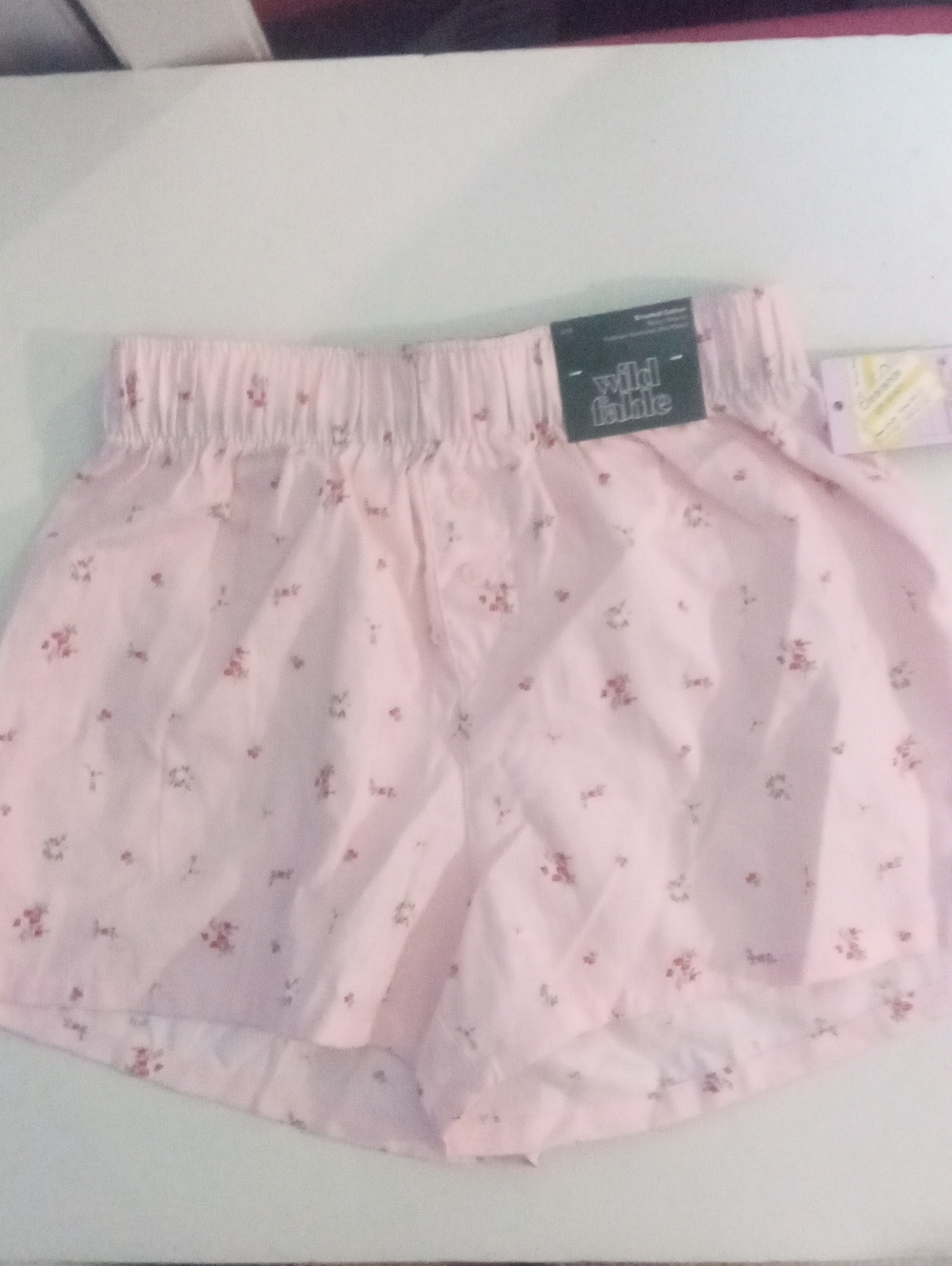 * wild fable Pink Floral Elastic-Waist Sleep Shorts XXS NWT $15